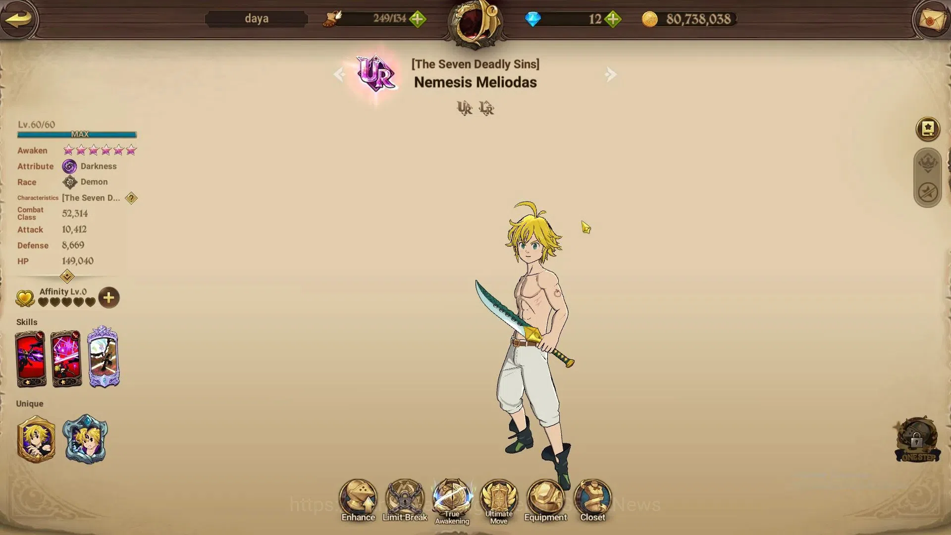 The Seven Deadly Sins: Grand Cross Accounts Global|518K CC|30 LS+12 DM|1 LR 5 UR|Elizabeth,Nem image 13