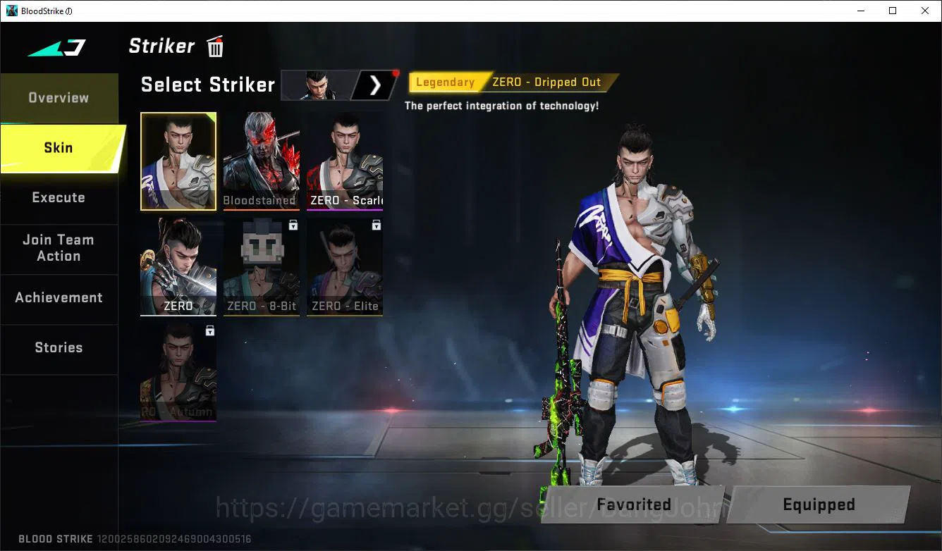 Blood Strike Accounts ASIA LVL 50 GOLD ULTRA ORIGIN 12 ULTRA URB ASURA U image 13