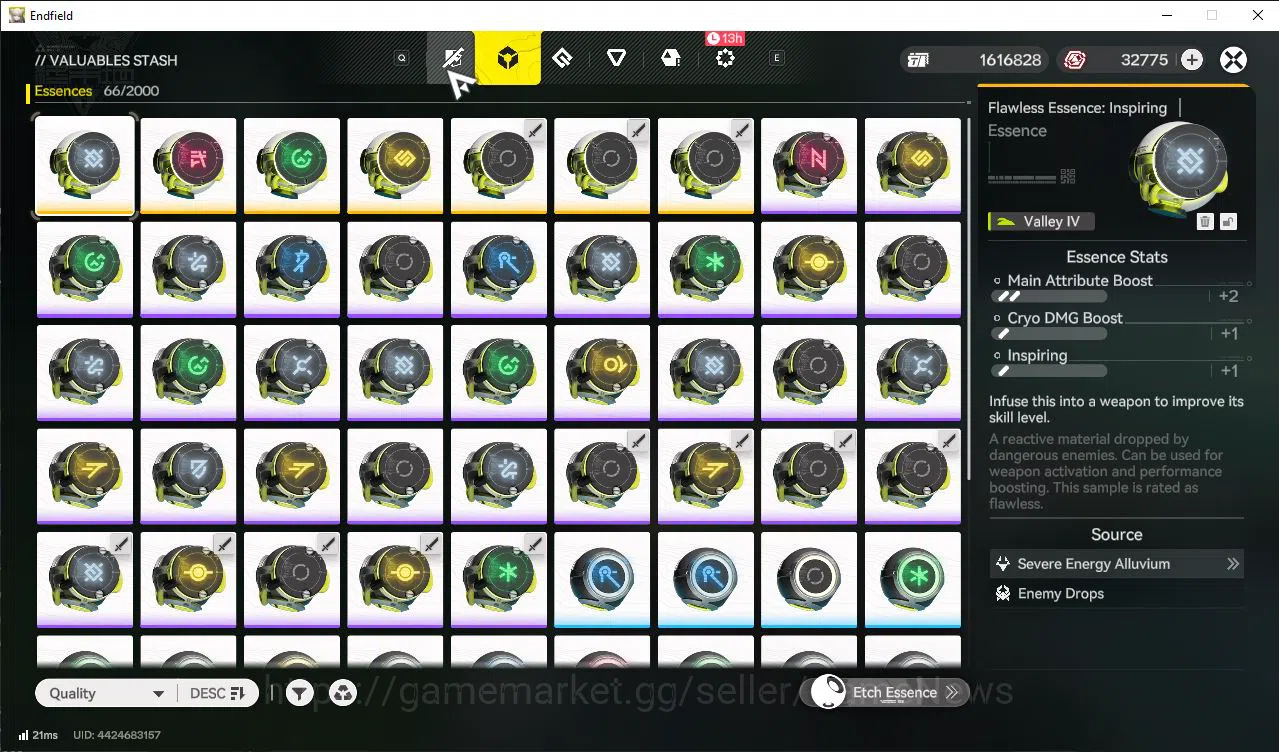 Arknights: Endfield Accounts Asia|Ready Gacha|Lv57|7SSR(3Limit)+8(*6WP)(Rossi,YvonneP2)+Sign,Tangtang|32k Oro|Ars 11