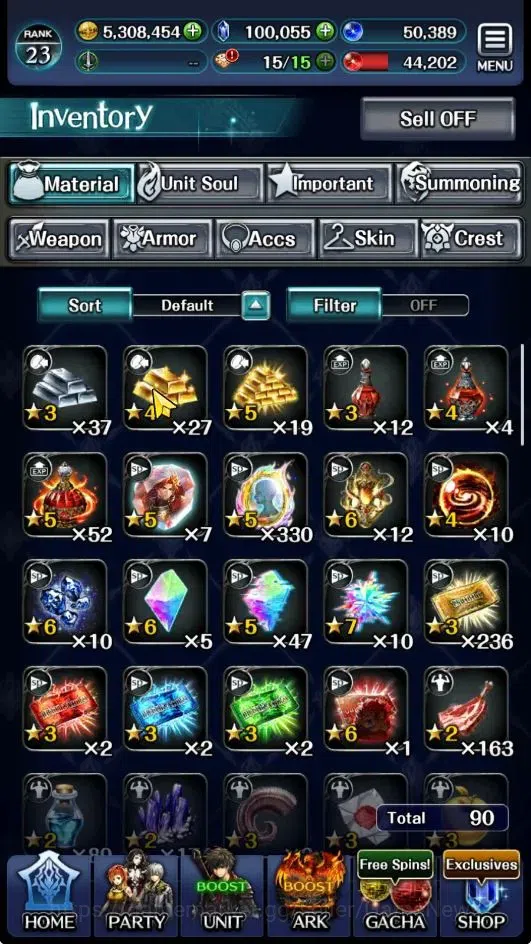 Last Cloudia Accounts Mid‑Game GLOBAL|100K Crystal|Collab B Frontier (G Tilith,Vargas) + (A Roland,Telestio,Arkh,G 10
