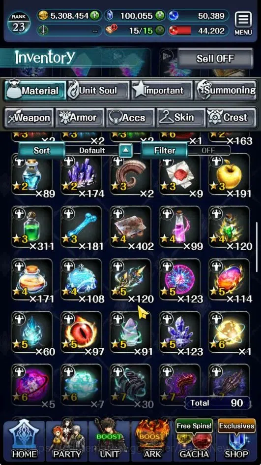 Last Cloudia Accounts Mid‑Game GLOBAL|100K Crystal|Collab B Frontier (G Tilith,Vargas) + (A Roland,Telestio,Arkh,G 11