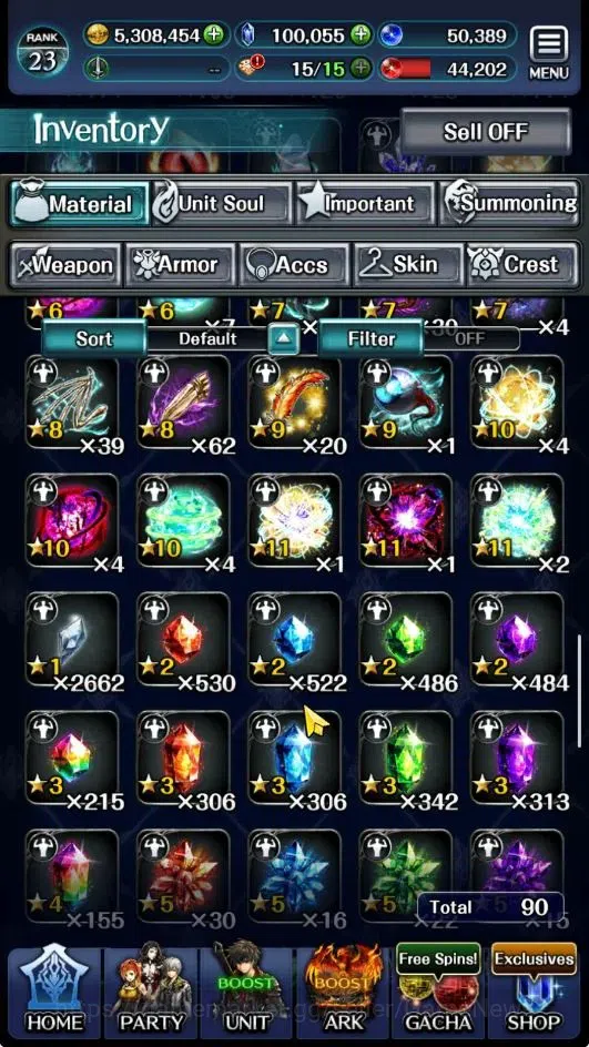Last Cloudia Accounts Mid‑Game GLOBAL|100K Crystal|Collab B Frontier (G Tilith,Vargas) + (A Roland,Telestio,Arkh,G 12