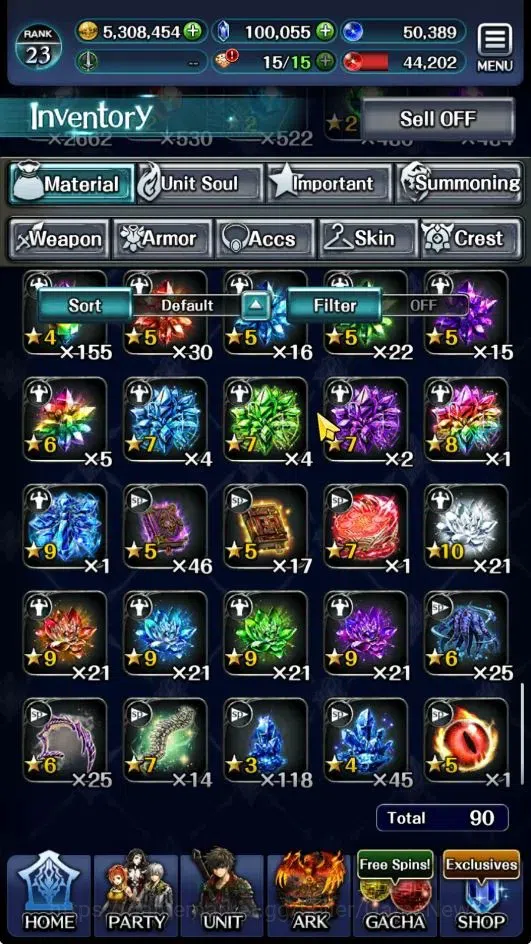 Last Cloudia Accounts Mid‑Game GLOBAL|100K Crystal|Collab B Frontier (G Tilith,Vargas) + (A Roland,Telestio,Arkh,G 13