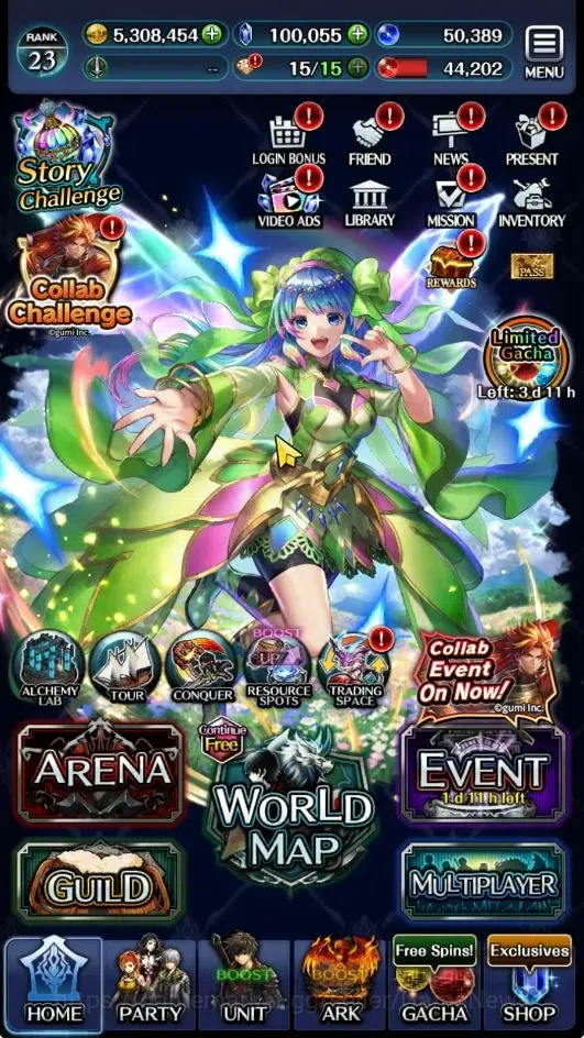 Last Cloudia Accounts Mid‑Game GLOBAL|100K Crystal|Collab B Frontier (G Tilith,Vargas) + (A Roland,Telestio,Arkh,G 6