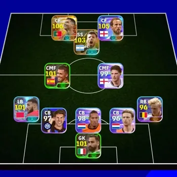 eFootball Accounts Meta Player Big time ronaldo x Hary Kane Show time | Ovr 3089