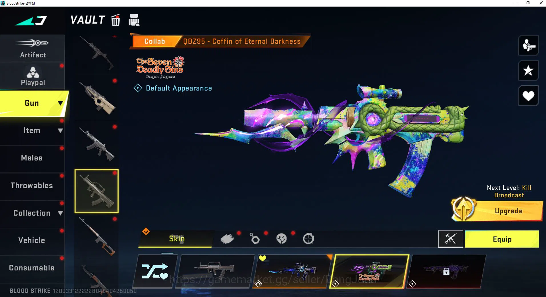 Blood Strike Accounts ASIA DIAMOND|BLEACH ETHAN|AK47 AXE RHITTA|COLLAB S image 9