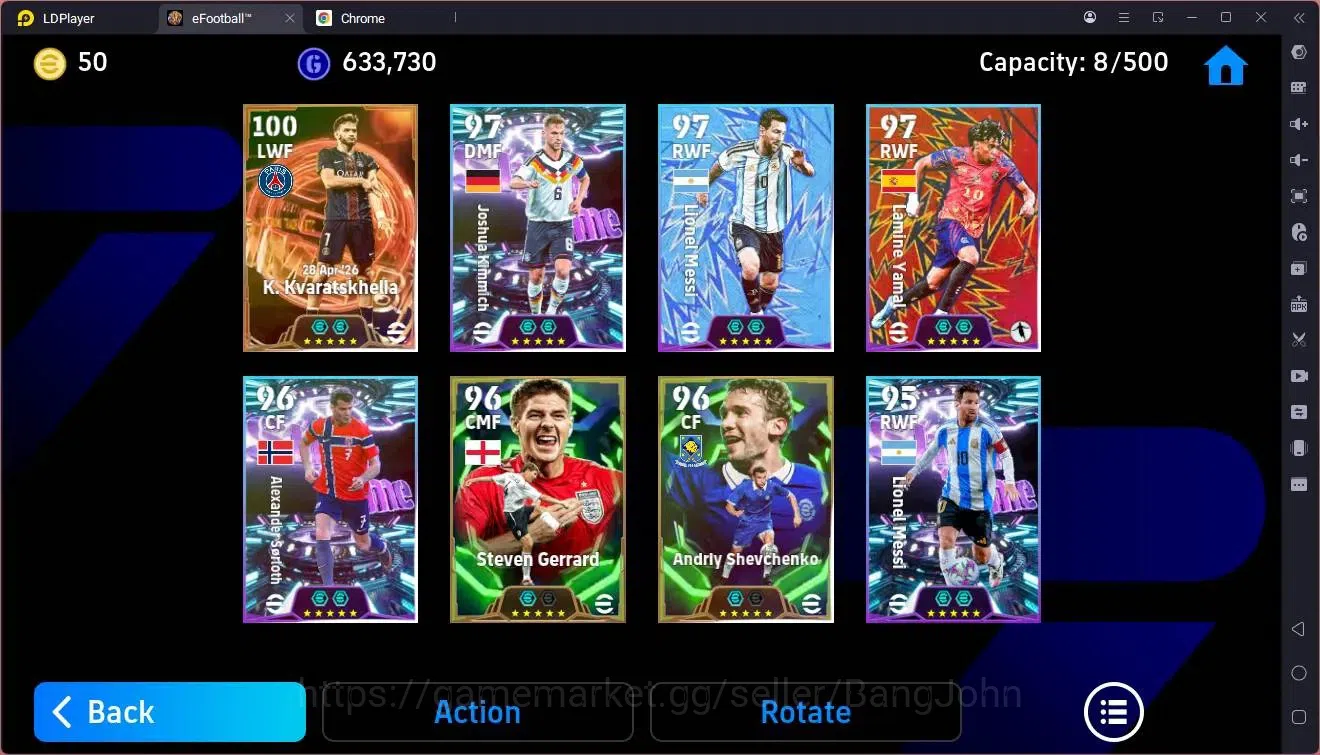 eFootball Accounts Mobile |PW 3106|Bigtime Kvaratskhelia|Epic Gerrard image 4