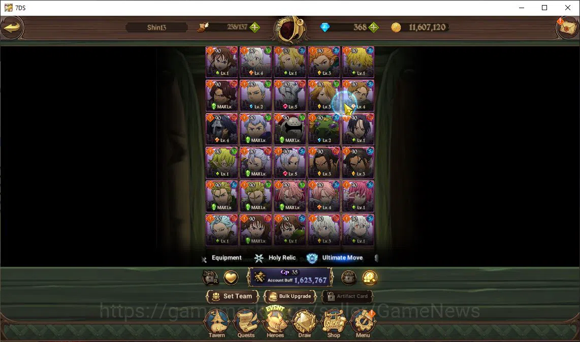 The Seven Deadly Sins: Grand Cross Accounts Global | 1,6 M CC | Chapter 2 | 368 Dm+1 Seventh S image 13