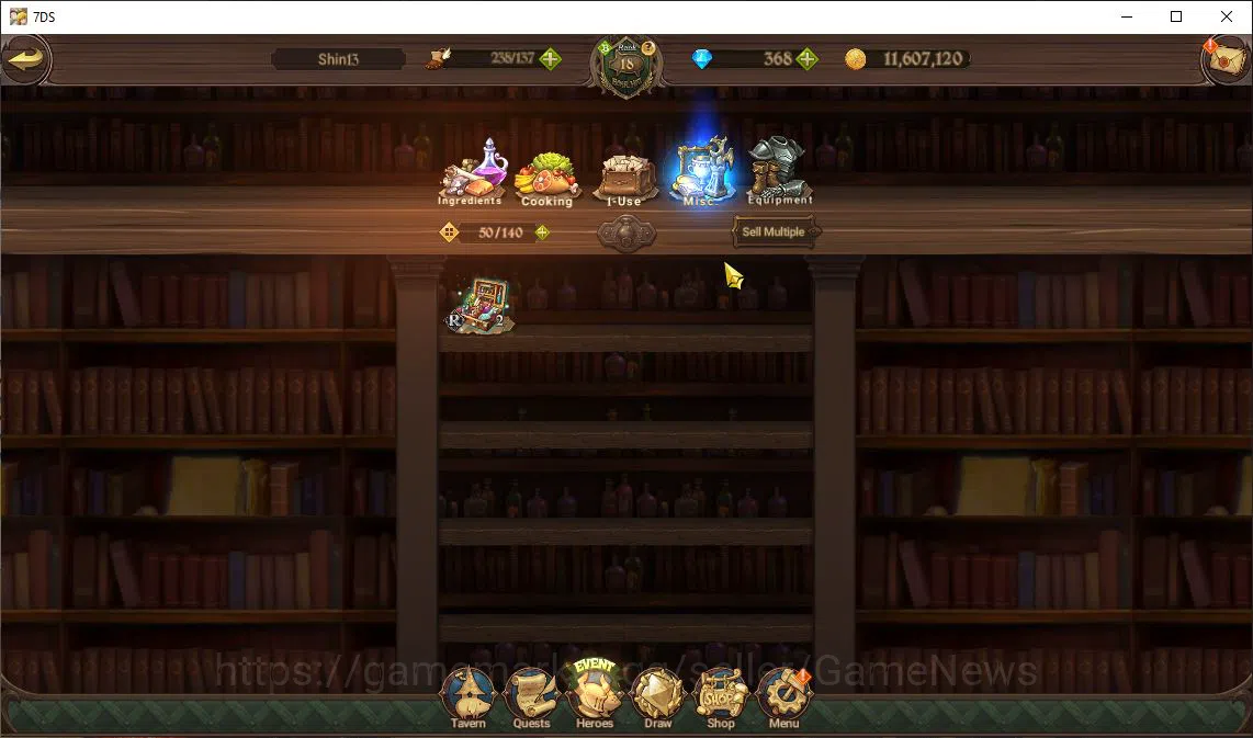 The Seven Deadly Sins: Grand Cross Accounts Global | 1,6 M CC | Chapter 2 | 368 Dm+1 Seventh S image 3