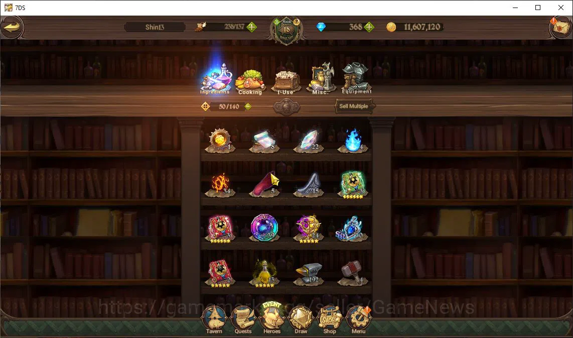 The Seven Deadly Sins: Grand Cross Accounts Global | 1,6 M CC | Chapter 2 | 368 Dm+1 Seventh S image 6
