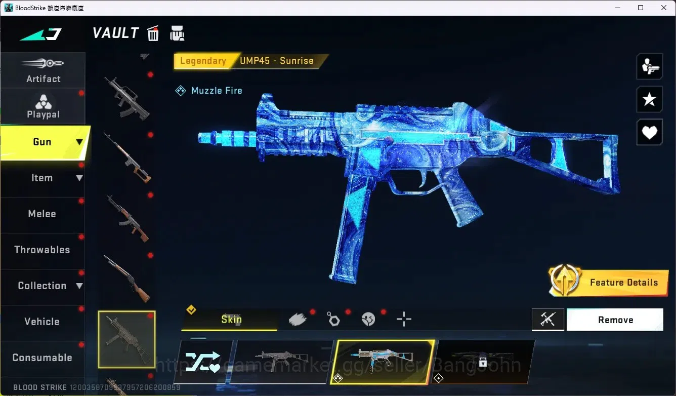 Blood Strike Accounts ASIA |Eternal: Desert Eagle-Scorpius |3 Collab Gun image 12