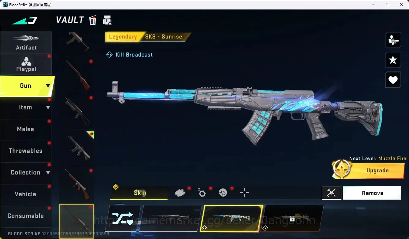 Blood Strike Accounts ASIA |Eternal: Desert Eagle-Scorpius |3 Collab Gun image 14