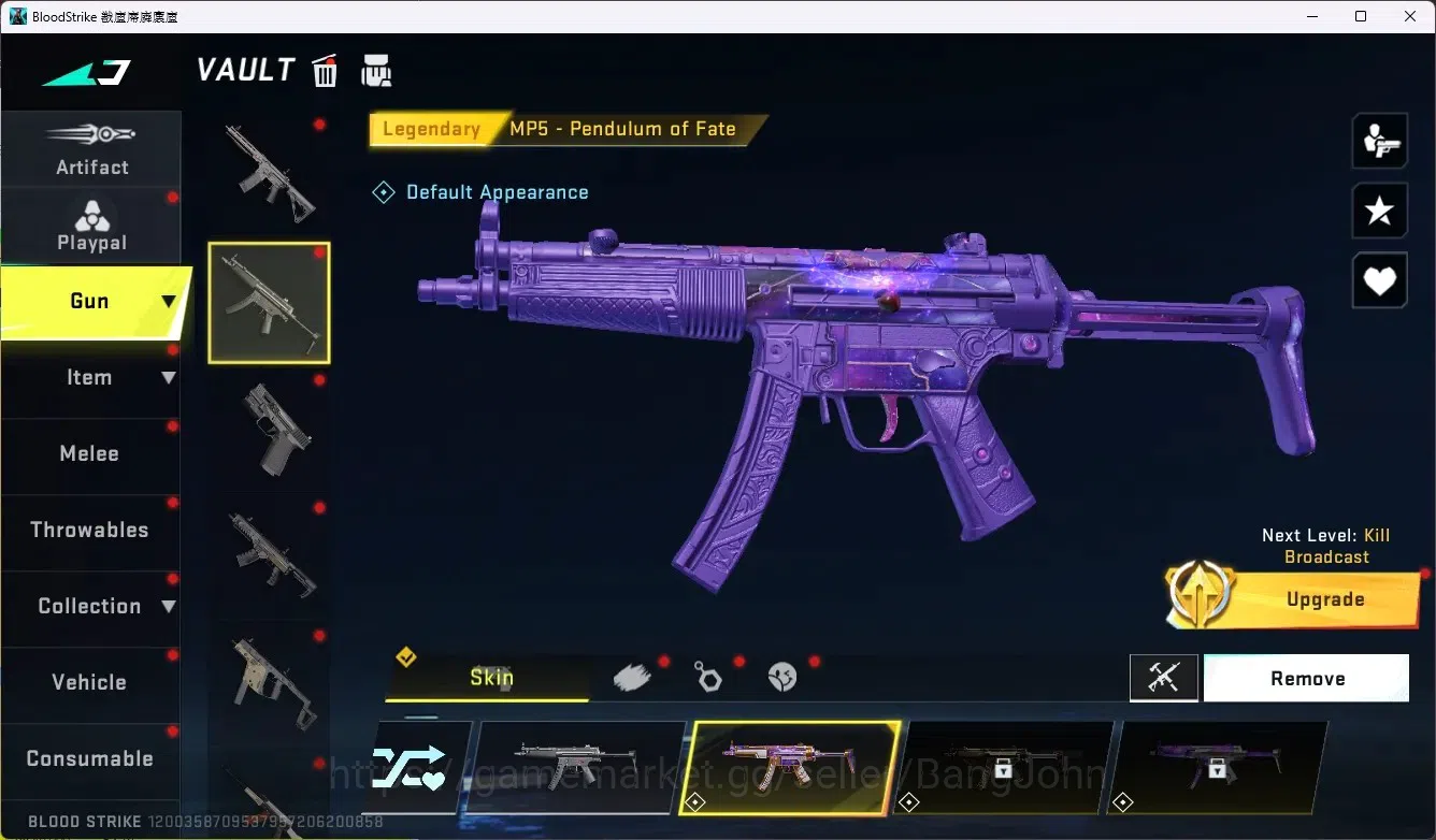 Blood Strike Accounts ASIA |Eternal: Desert Eagle-Scorpius |3 Collab Gun image 8