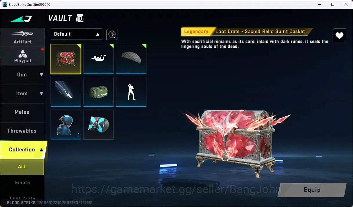 Blood Strike Accounts ASIA |STRATER| 1 ULTRA MELEE: Talon Knife - Sanctu image 5