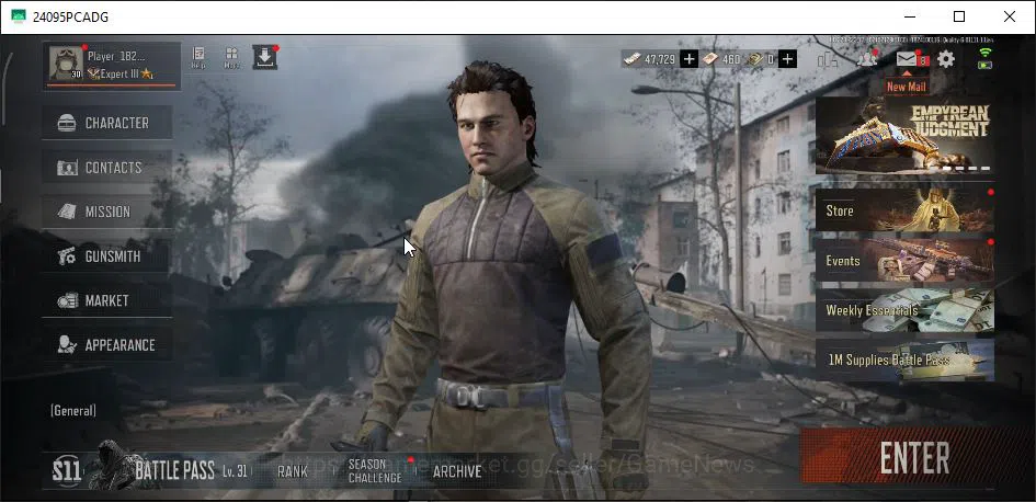 Arena Breakout Starter [MOBILE] Lv30|SV 28M|CV 17M|Royal Guard|Legend VSS image 1
