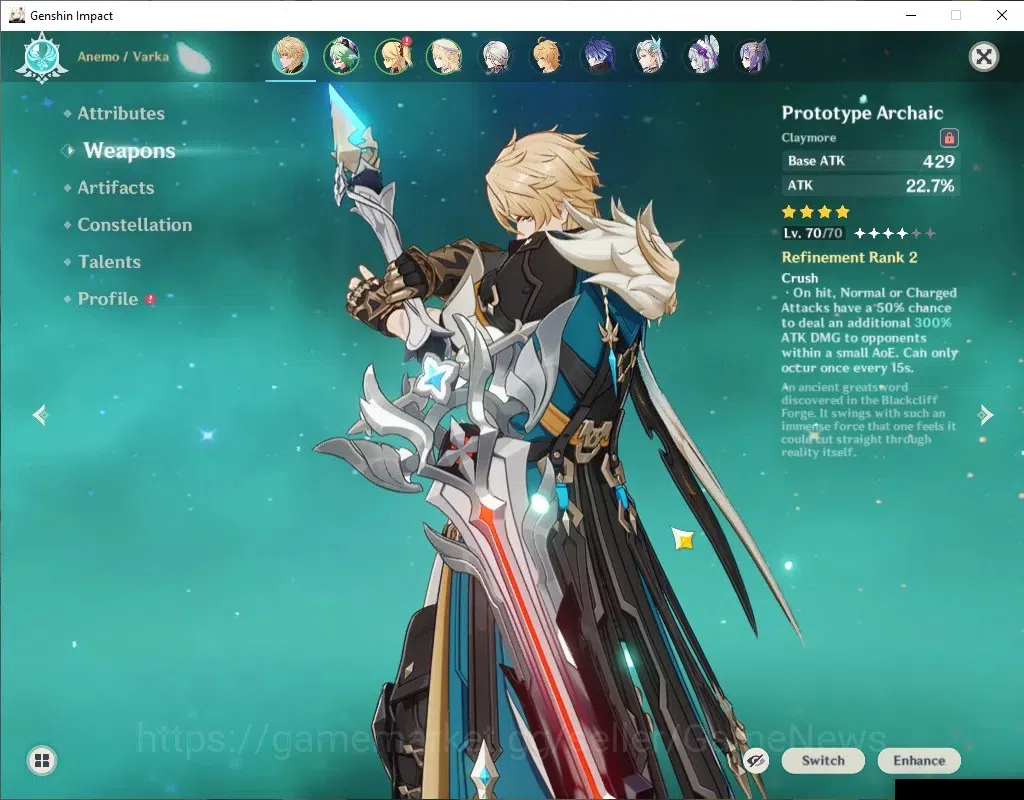 Genshin Impact Accounts ASIA|AR55|5 Limited+2(*5Wep)|Varka+Sign,Nicole,Fli image 3