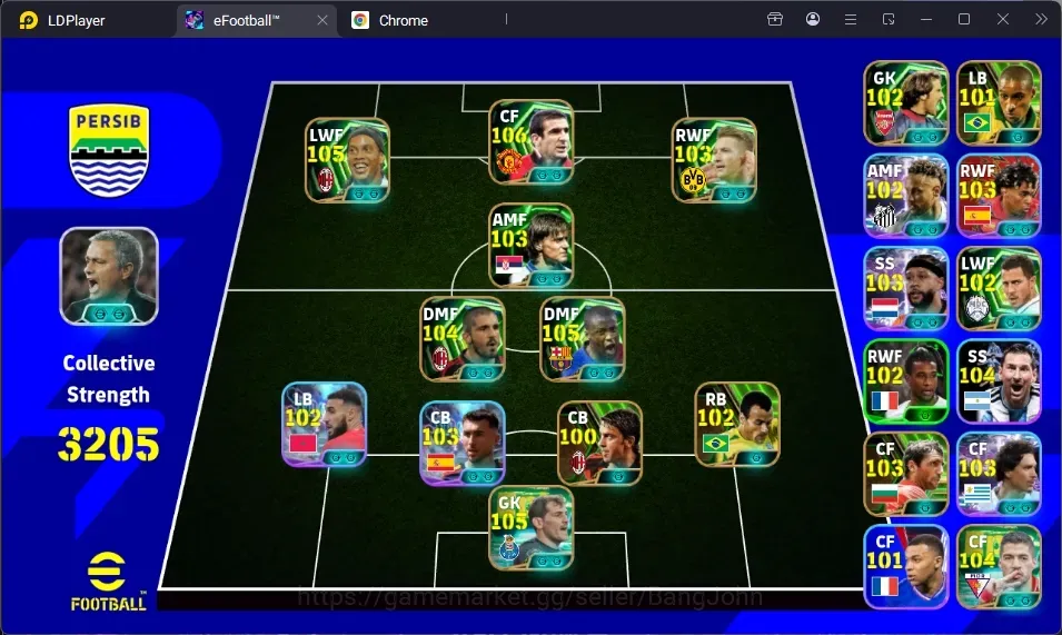 eFootball Accounts Legends & Iconic Players Android|PW 3204|Legend Alessandro,Lampard,Bebeto,Lizarazu,Cafu,Given,Epic 1