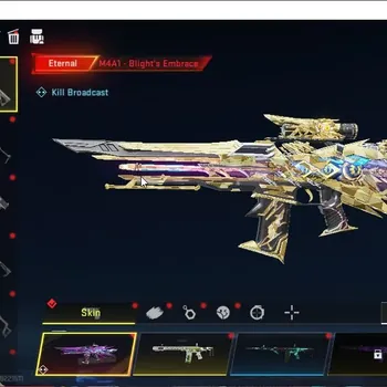 Blood Strike Accounts High-End ASIA|3 ETERNAL Blight Lv2,P90 Empyrean Lv2,DEagle Scorpio|2 Meele Ultra Dual Blade
