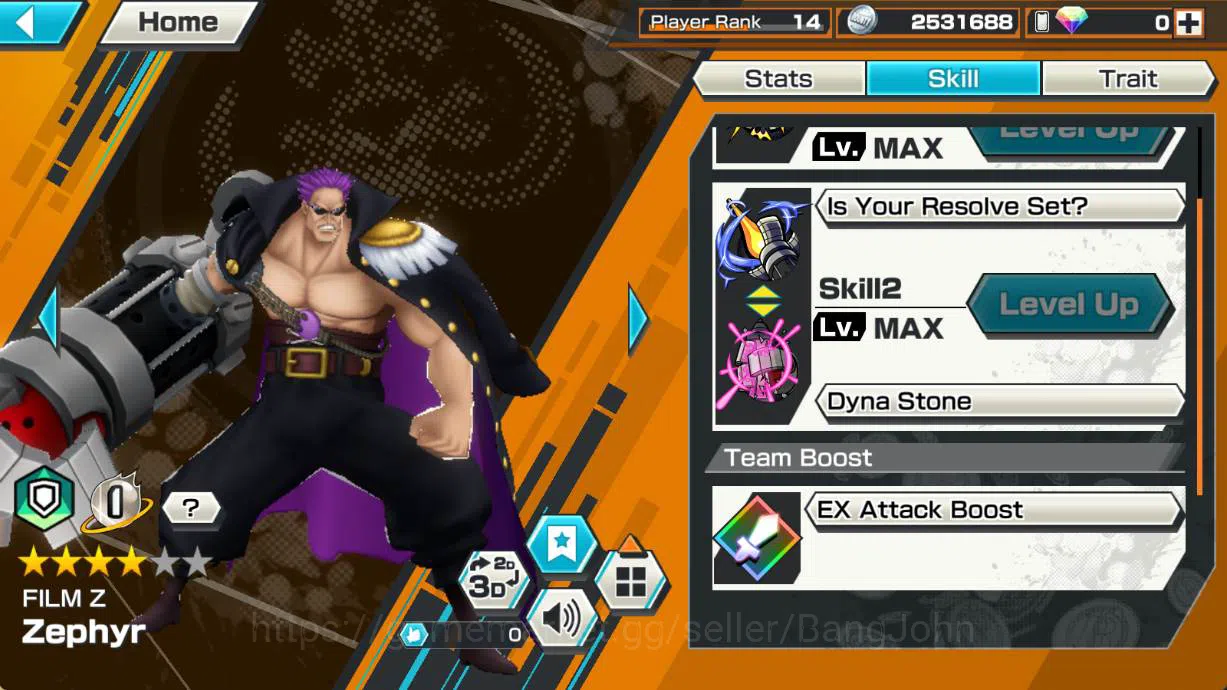One Piece Bounty Rush Accounts GLOBAL | EX 4 | MAX 2 | Borsalino, Jay Saturn, Kuz image 6