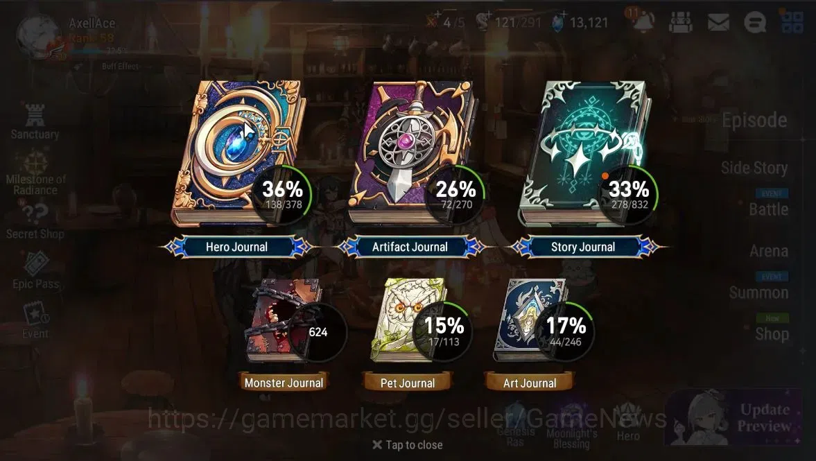 Epic Seven Accounts GLOBAL Unverif|New Era|8 ML(Salome,RoLight,NM Luna image 3