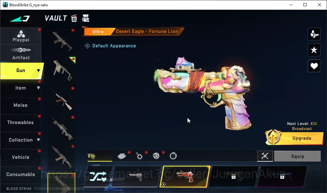 Blood Strike Accounts Mid-Tier ASIA|ETERNAL Vector-Shadowdrake|10 ULTRA MP5,Vector,DS,SCAR,QBZ95,Etc|Limited RPK 101 10