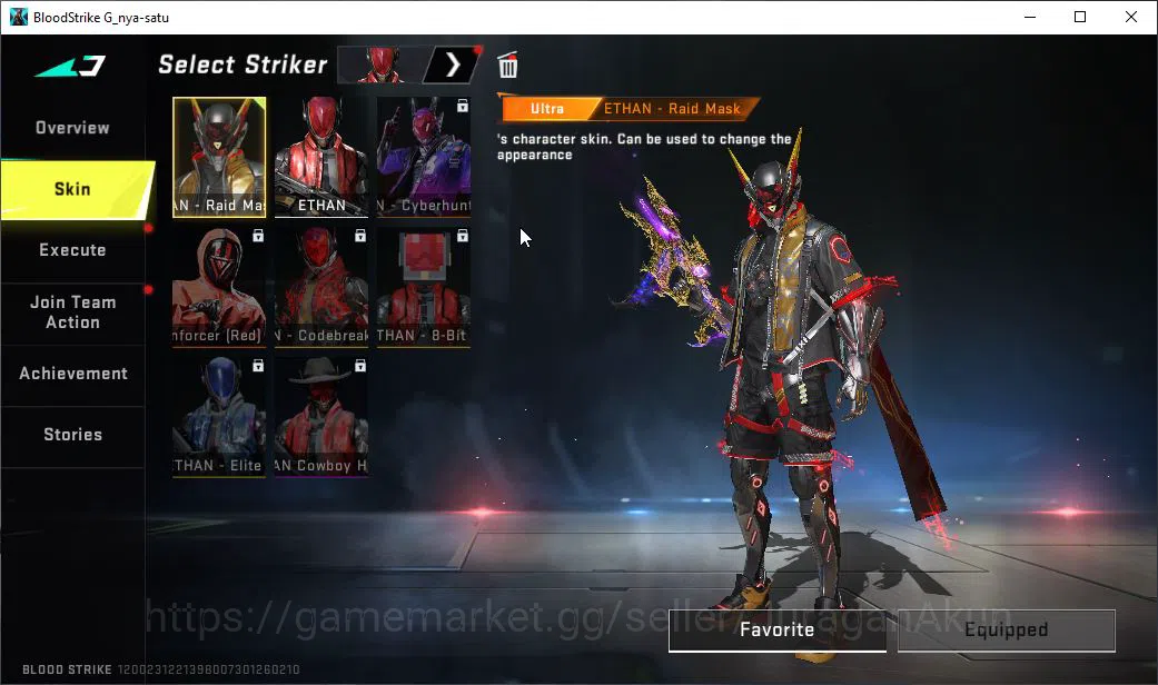 Blood Strike Accounts Mid-Tier ASIA|ETERNAL Vector-Shadowdrake|10 ULTRA MP5,Vector,DS,SCAR,QBZ95,Etc|Limited RPK 101 4