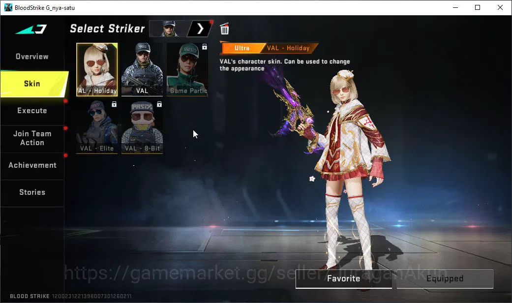 Blood Strike Accounts Mid-Tier ASIA|ETERNAL Vector-Shadowdrake|10 ULTRA MP5,Vector,DS,SCAR,QBZ95,Etc|Limited RPK 101 6