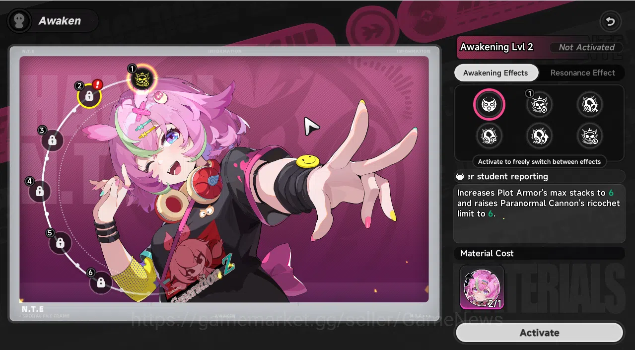 Neverness to Everness Accounts GLOBAL EU|HL3|1 SSR (Nanally)|5 SR (Mint,Adler,Han image 3