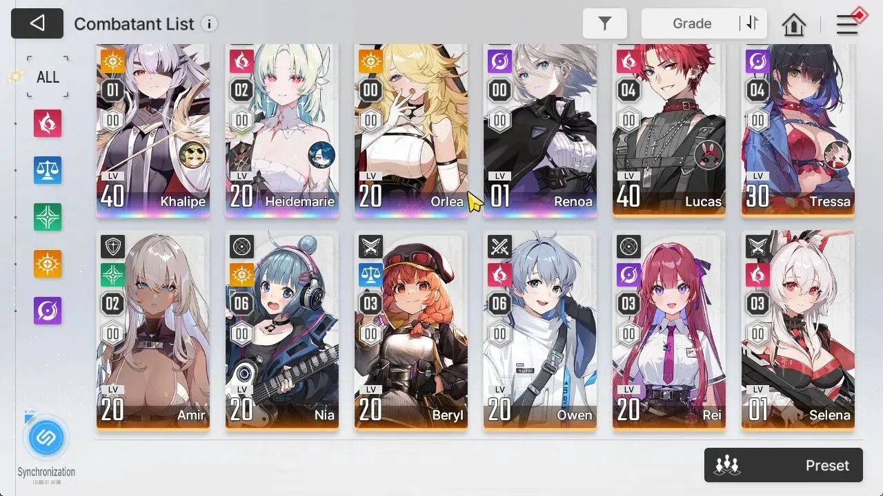 Chaos Zero Nightmare Accounts GLOBAL Lv47|9 SSR[HaideMarieM2+Sign,NineM2,Tiphera image 5