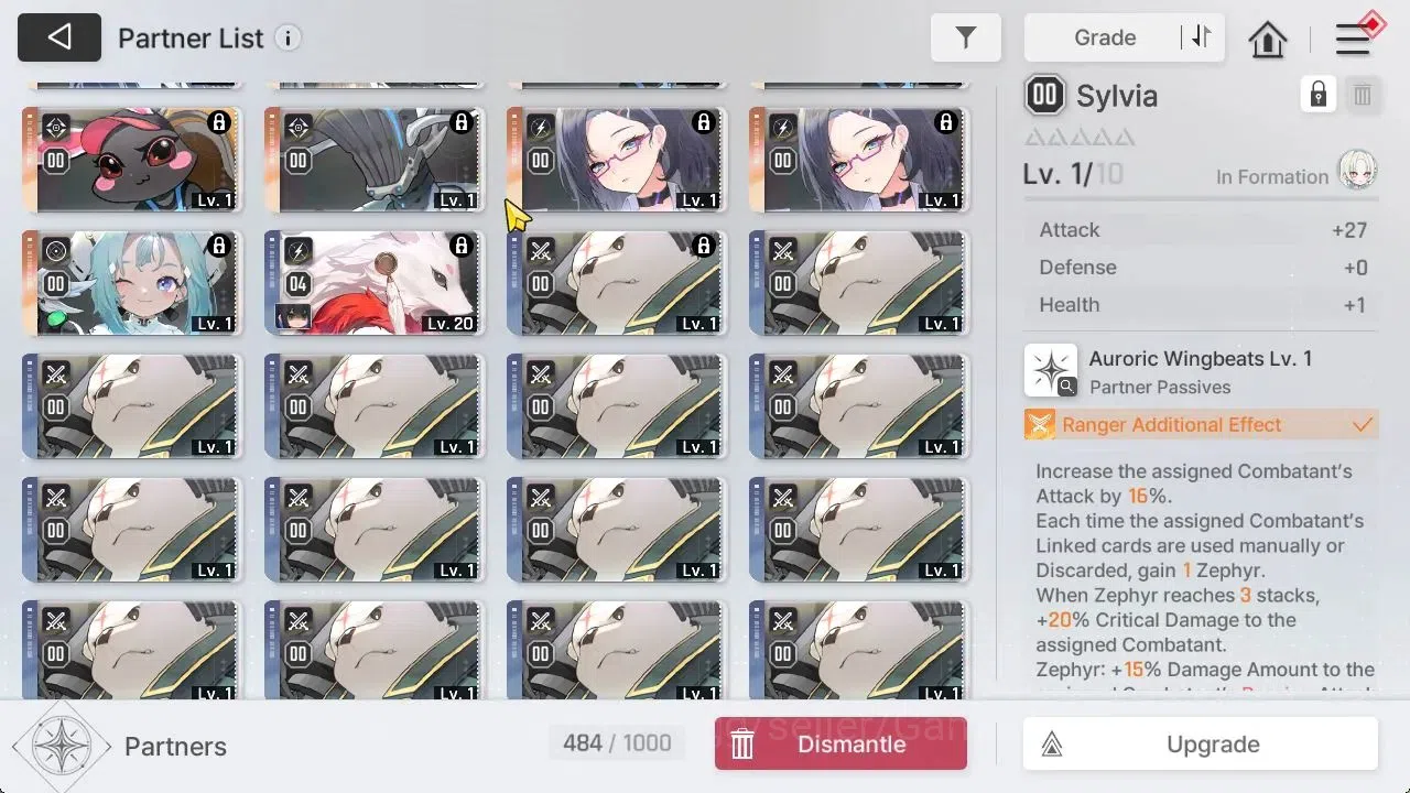 Chaos Zero Nightmare Accounts GLOBAL Lv47|9 SSR[HaideMarieM2+Sign,NineM2,Tiphera image 7