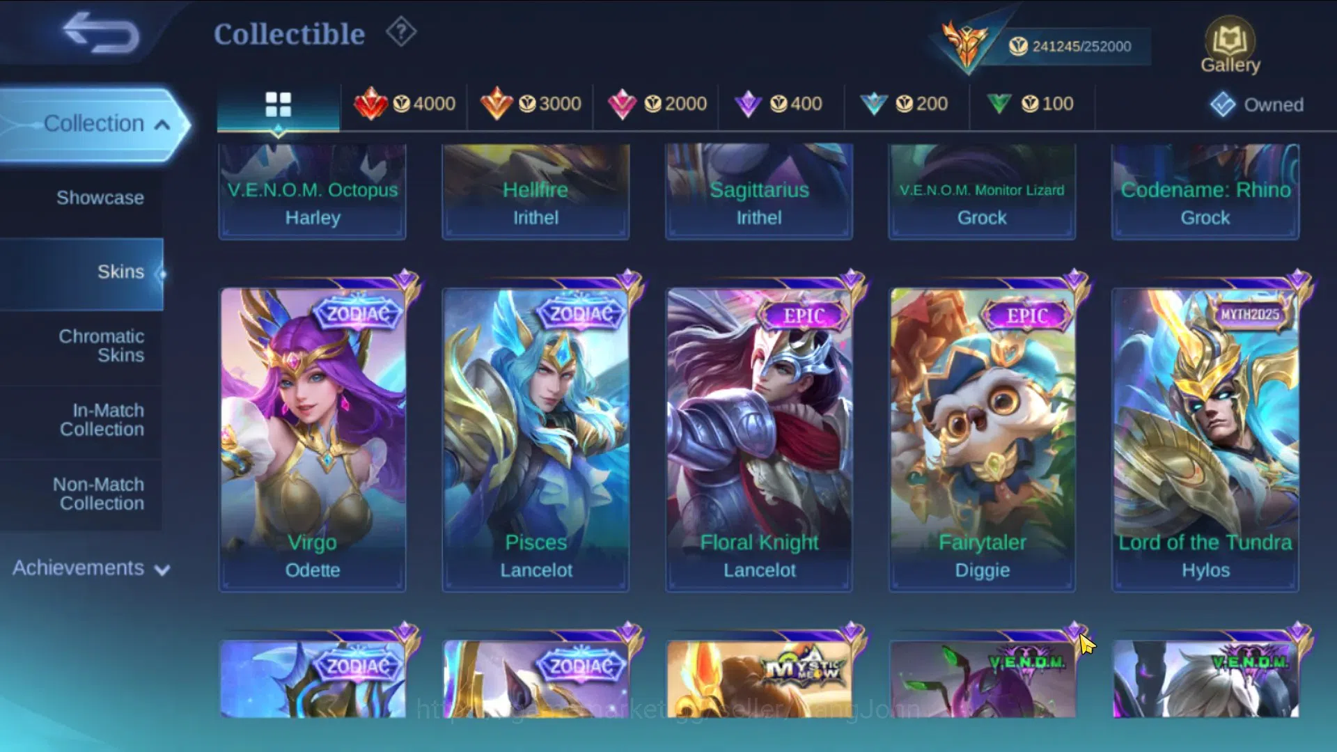 Mobile Legends: Bang Bang Accounts Global|Skin 572|Collector Ling+Natalia+Yi-Sun Shin image 10