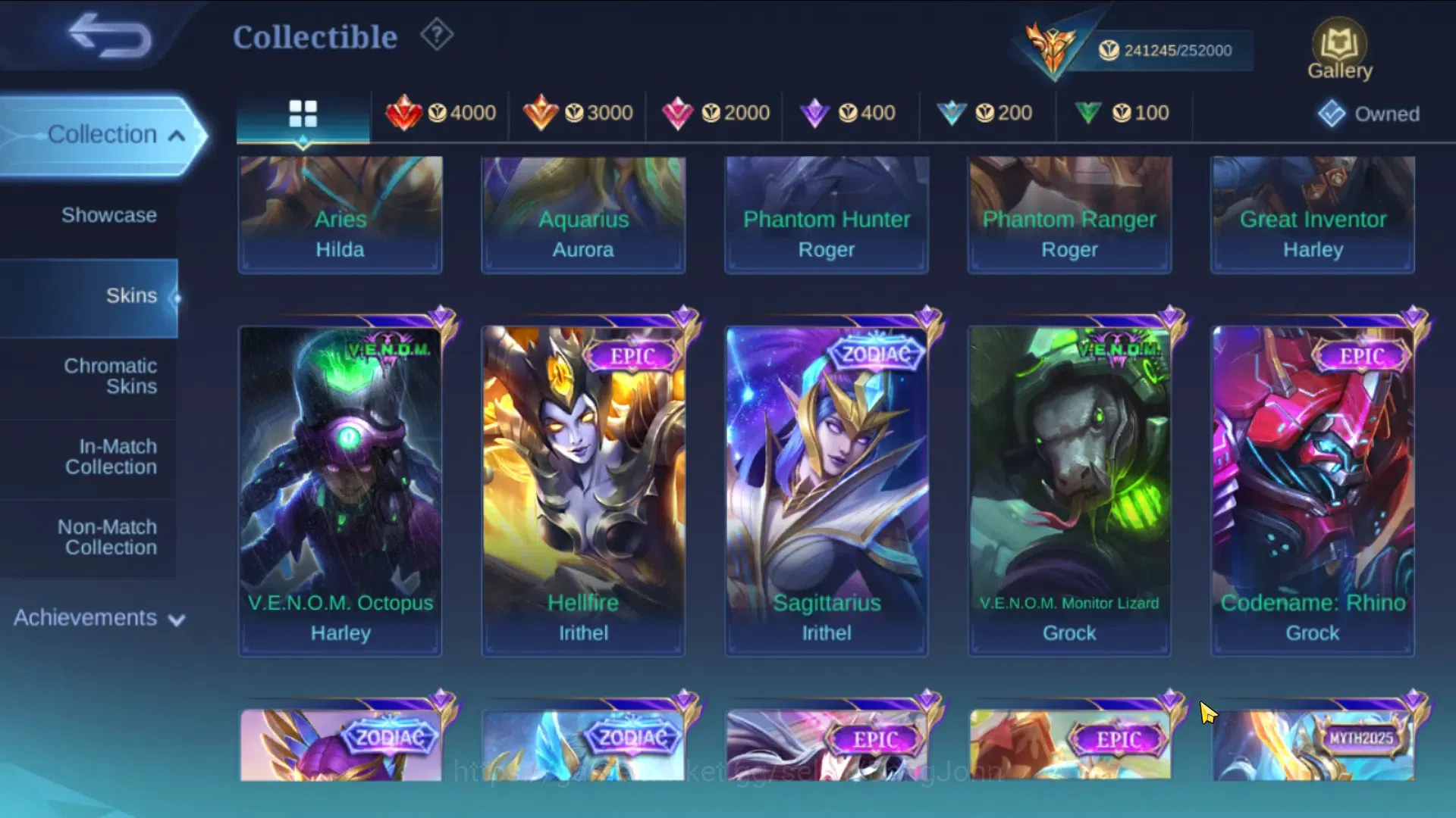 Mobile Legends: Bang Bang Accounts Global|Skin 572|Collector Ling+Natalia+Yi-Sun Shin image 11