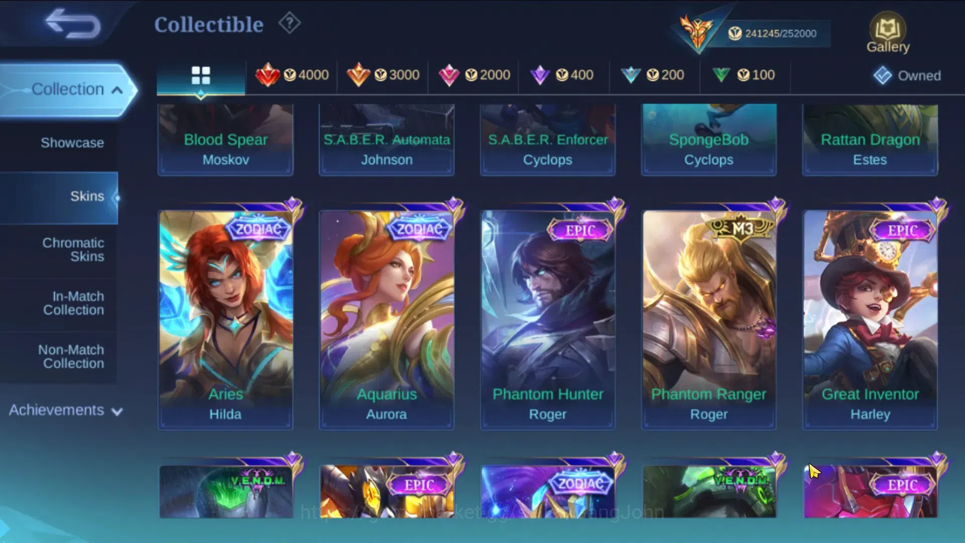 Mobile Legends: Bang Bang Accounts Global|Skin 572|Collector Ling+Natalia+Yi-Sun Shin image 12