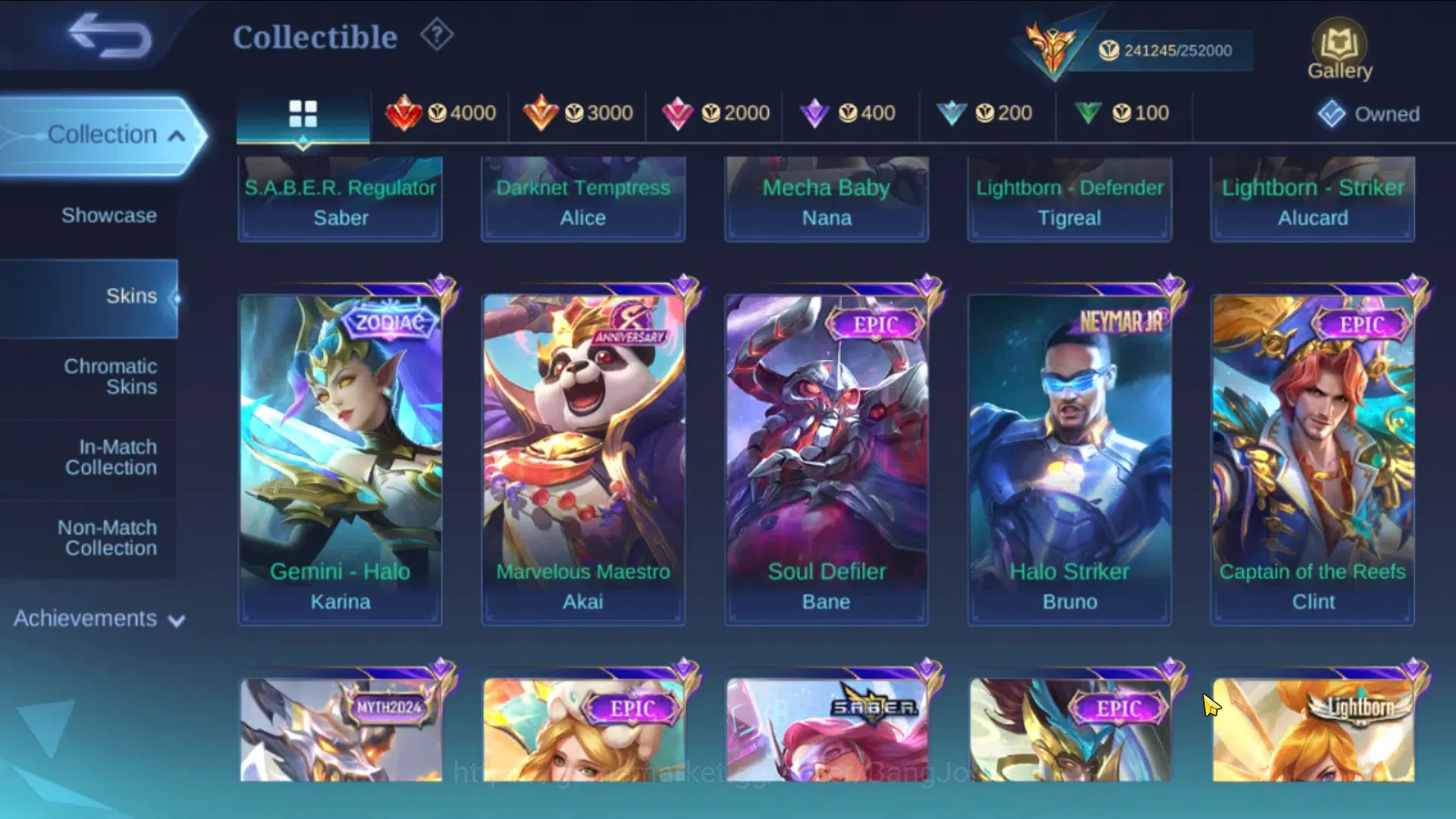 Mobile Legends: Bang Bang Accounts Global|Skin 572|Collector Ling+Natalia+Yi-Sun Shin image 17