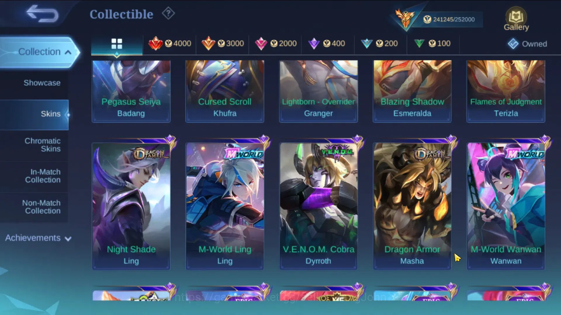 Mobile Legends: Bang Bang Accounts Global|Skin 572|Collector Ling+Natalia+Yi-Sun Shin image 3