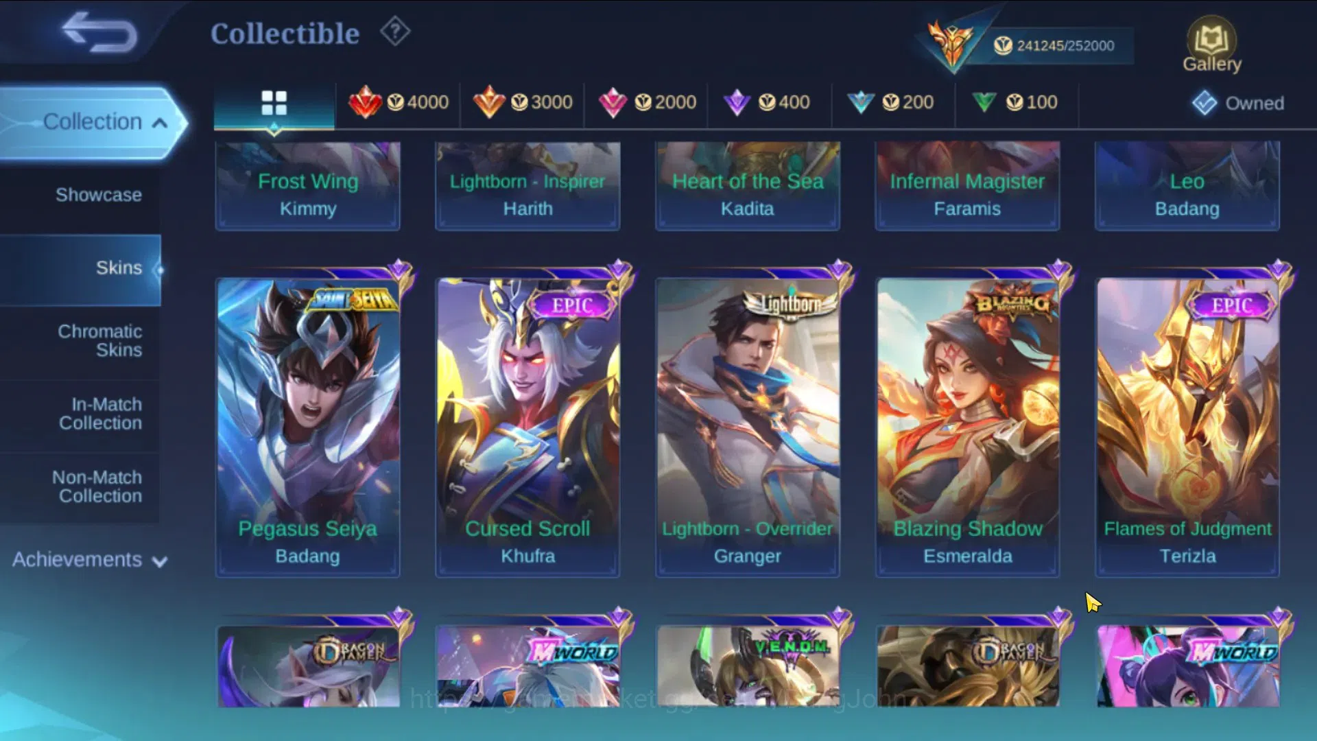 Mobile Legends: Bang Bang Accounts Global|Skin 572|Collector Ling+Natalia+Yi-Sun Shin image 4