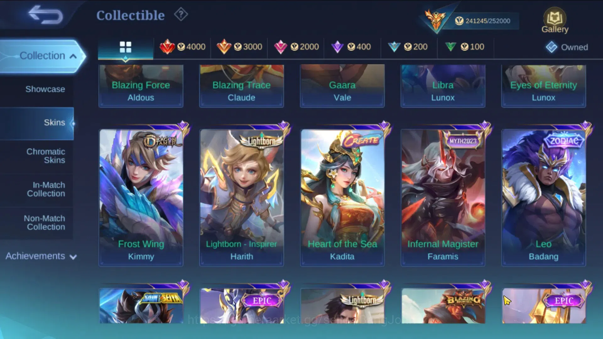 Mobile Legends: Bang Bang Accounts Global|Skin 572|Collector Ling+Natalia+Yi-Sun Shin image 5