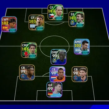 eFootball Accounts Legends & Iconic Players Mobile|PW 3086|Epic Sergio Aguero,Jan Koller DB,Rui Costa,Andriy