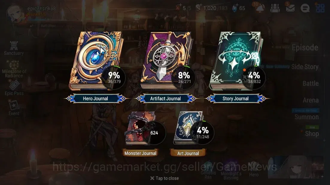 Epic Seven Accounts Global|UnVerif|2 ML(School Nurse Yulha,Eternal Wan image 3