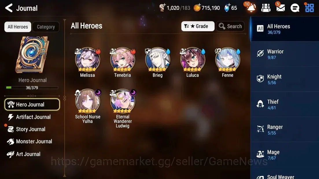 Epic Seven Accounts Global|UnVerif|2 ML(School Nurse Yulha,Eternal Wan image 5