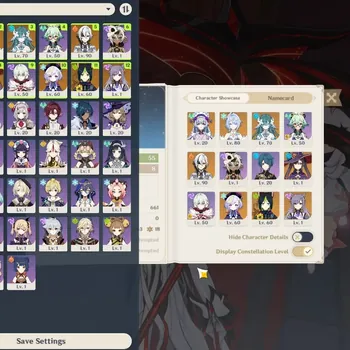 Genshin Impact Accounts Others Asia|AR 55|Premium Team Odette+Sign|3 Limited + 4 (*5 Weapon)|Arlecchino+Sign,Vodyanitsa|Male