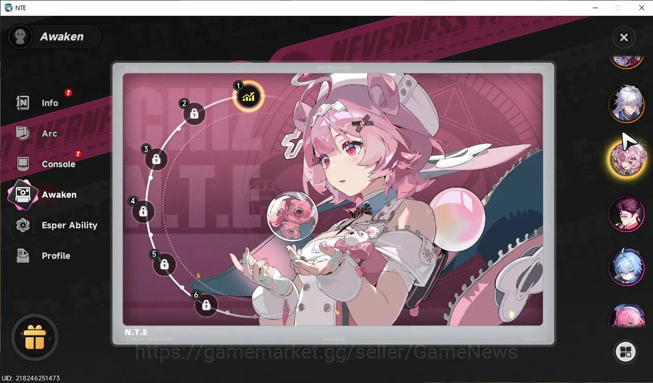 Neverness to Everness Accounts GLOBAL SEA|HL 36|TL 26|9 SSR 2 Limited (LacrimosaA image 11