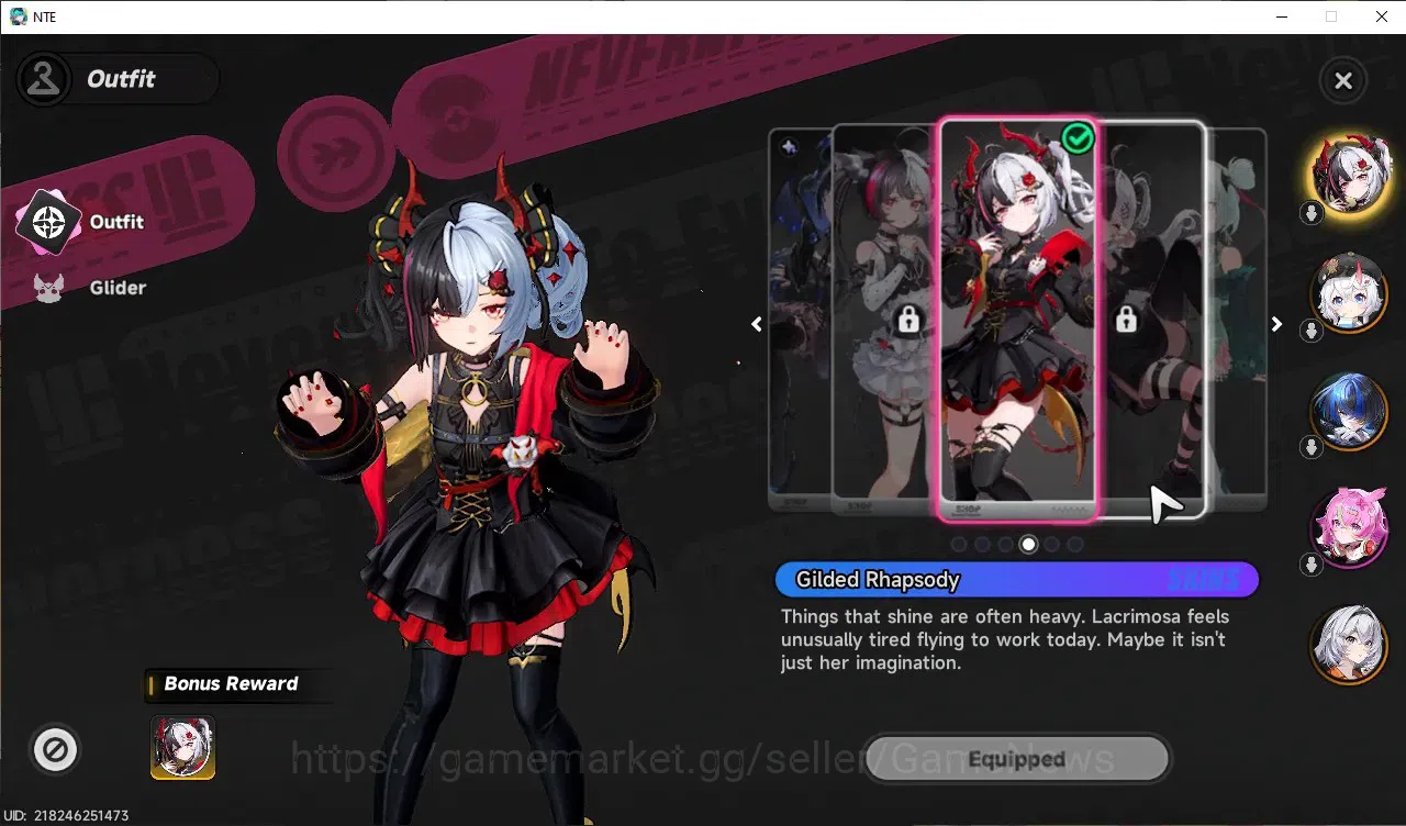 Neverness to Everness Accounts GLOBAL SEA|HL 36|TL 26|9 SSR 2 Limited (LacrimosaA image 12