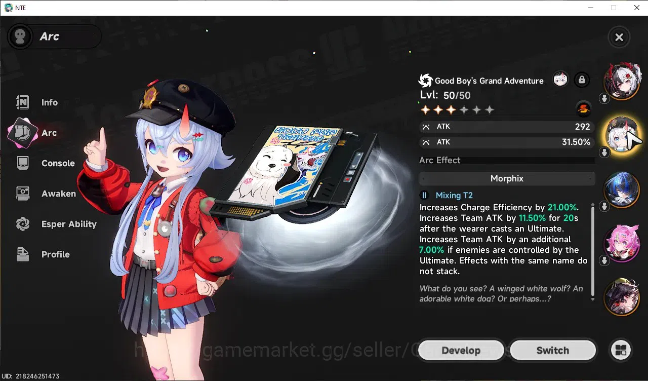 Neverness to Everness Accounts GLOBAL SEA|HL 36|TL 26|9 SSR 2 Limited (LacrimosaA image 3