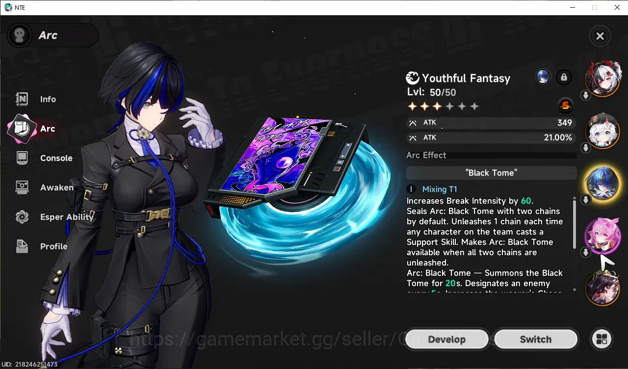 Neverness to Everness Accounts GLOBAL SEA|HL 36|TL 26|9 SSR 2 Limited (LacrimosaA image 5