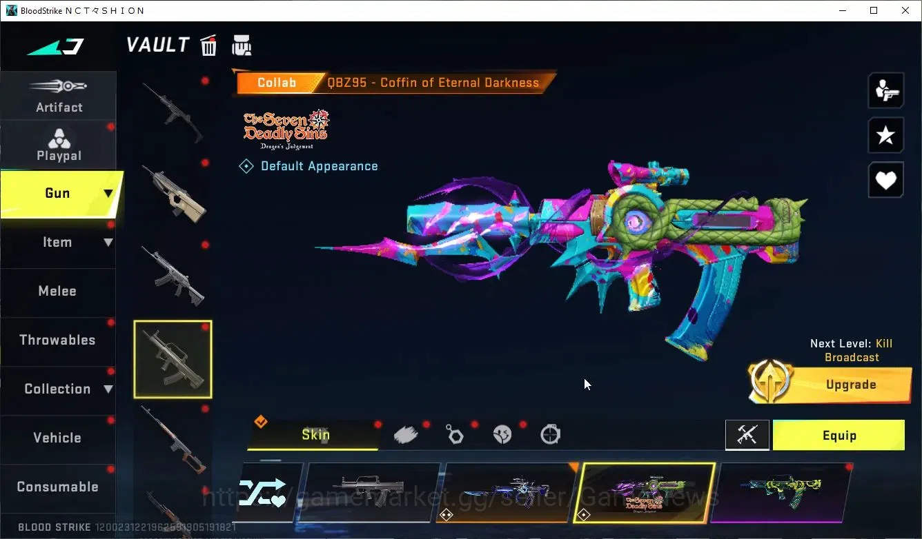 Blood Strike Accounts ASIA|Collab 7DS[M700,AK47,Karl98,QBZ95],Collab BLE image 19