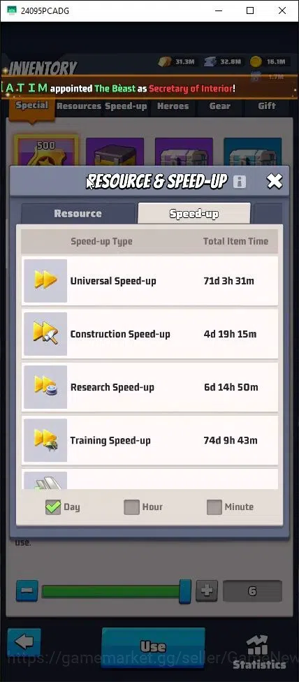 Last War: Survival Accounts S723 | Power 127.1M | HQ33 | VIP13 | Gorilla Lv20  image 14