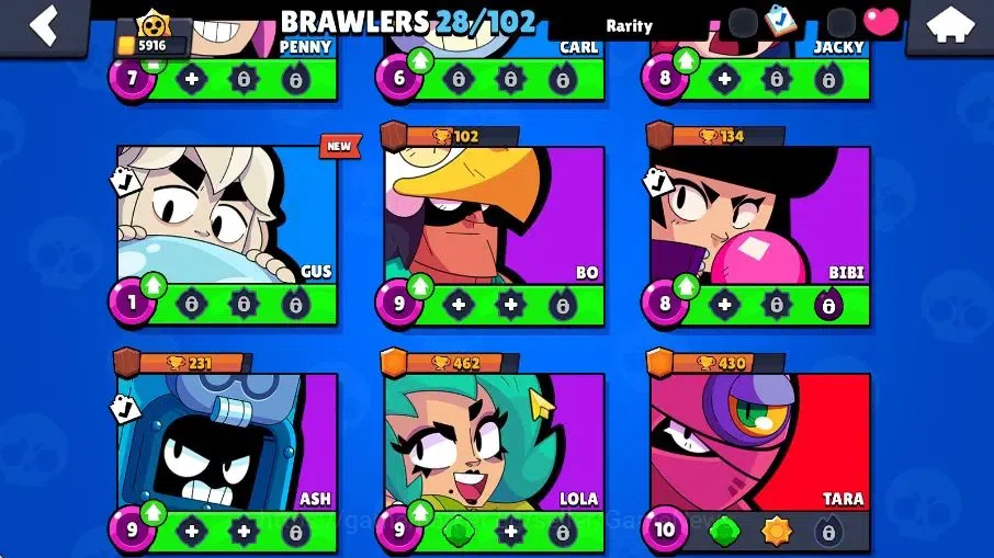 Brawl Stars Accounts 5916 Trophy|28 Brawlers 5 Mythic,4 Epic |9 Skins|2 Epic Skins|3,6K Coins|CN ON|Take Email(BRS1045) 6