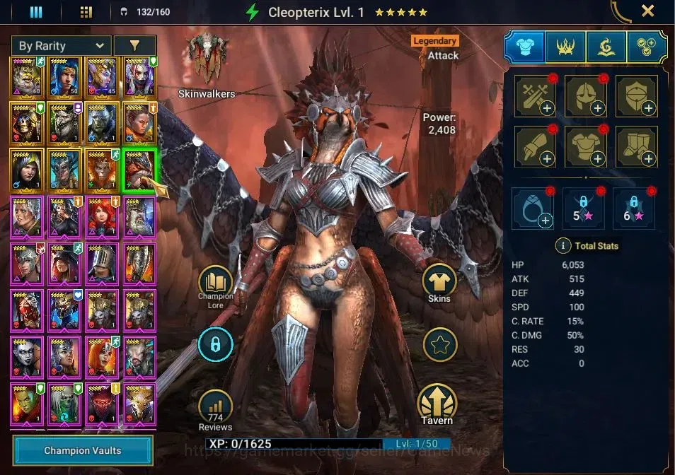 Raid: Shadow Legends Accounts Lv 25|Power 237K|7 Legend(Togron,Ninja,Deliana,Guu image 8