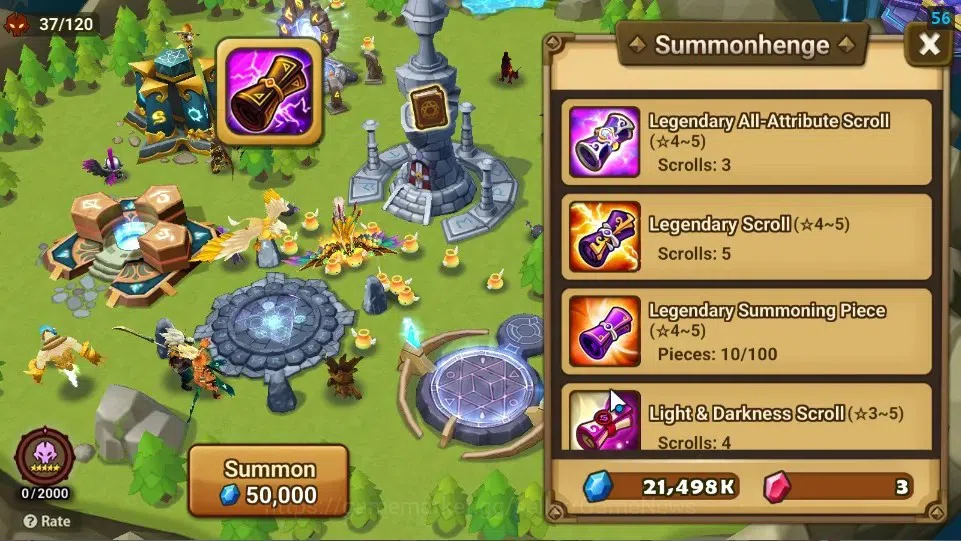 Summoners War: Sky Arena Accounts Starter ASIA|Lv 26|Ready Gacha|103 12 YSC + 160 11 YSC + 3 LAAS + 5 LS + 4 LDS + 121 MS |1 10